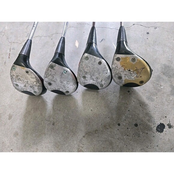 Vintage Ping Karsten III Fairway Wood Set 1 3 4 5 Woods RH ZZ Lite Steel Shaft - Picture 7 of 11